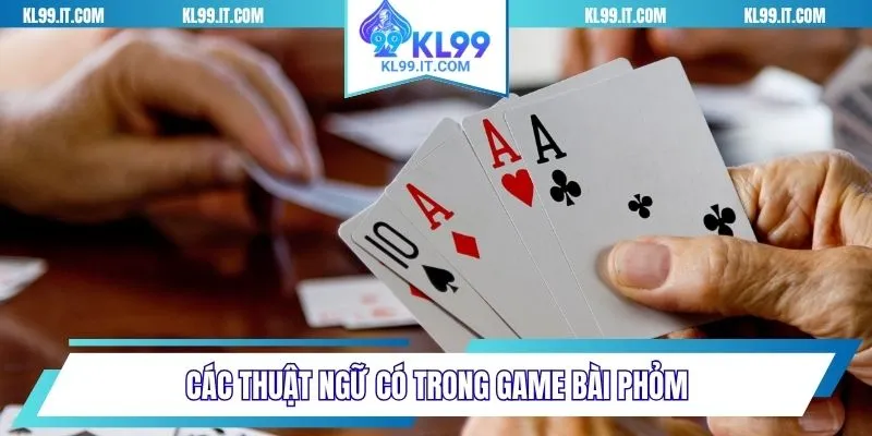 Các thuật ngữ có trong game bài Phỏm