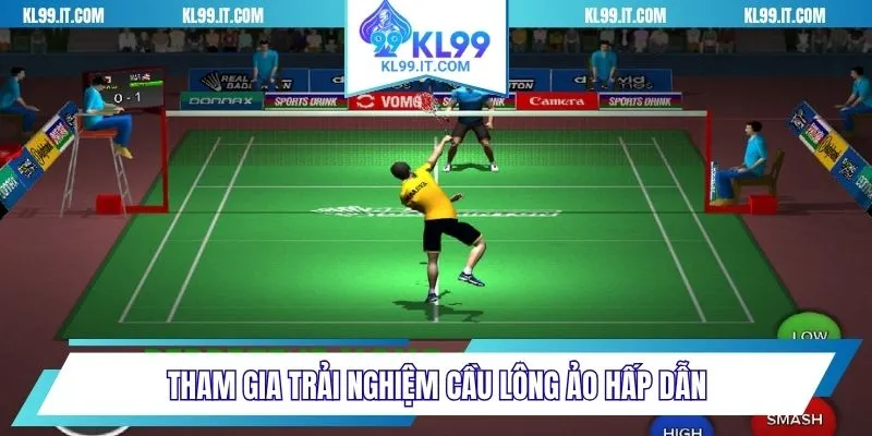 Tham gia trải nghiệm cầu lông ảo hấp dẫn